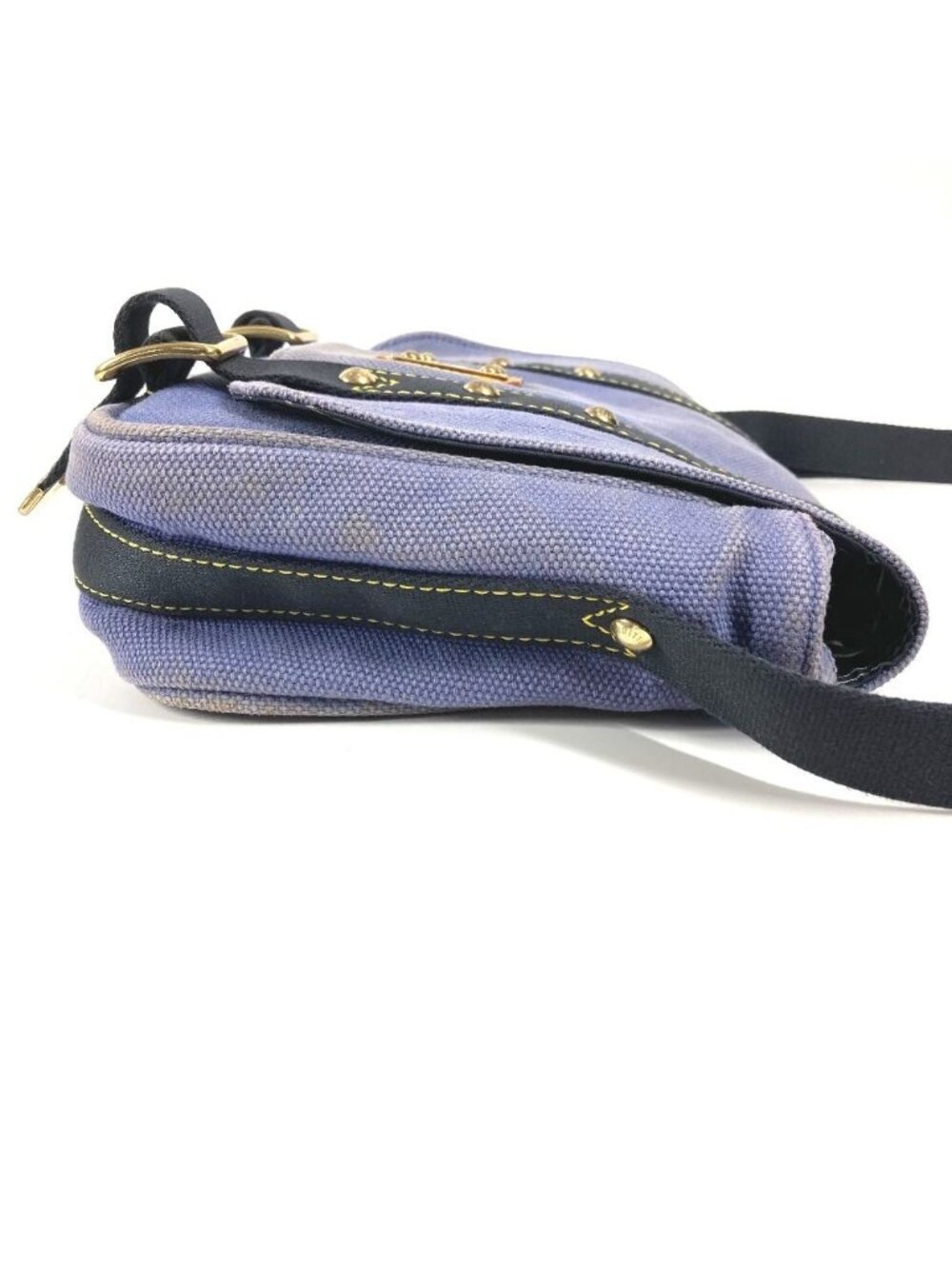 Louis Vuitton Shoulder Bag Besace PM Canvas Blue - Picture 3 of 9